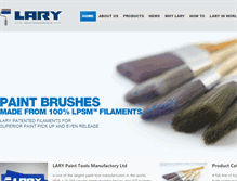 Tablet Screenshot of larybrush.com